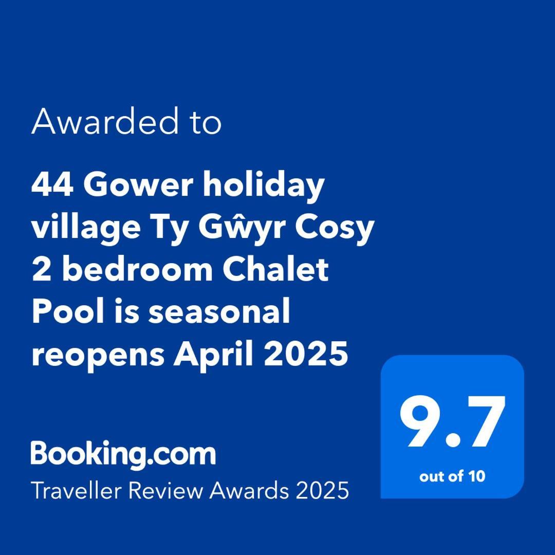 44 Gower Holiday Village Ty Gwyr Cosy 2 Bedroom Chalet 斯旺西 外观 照片
